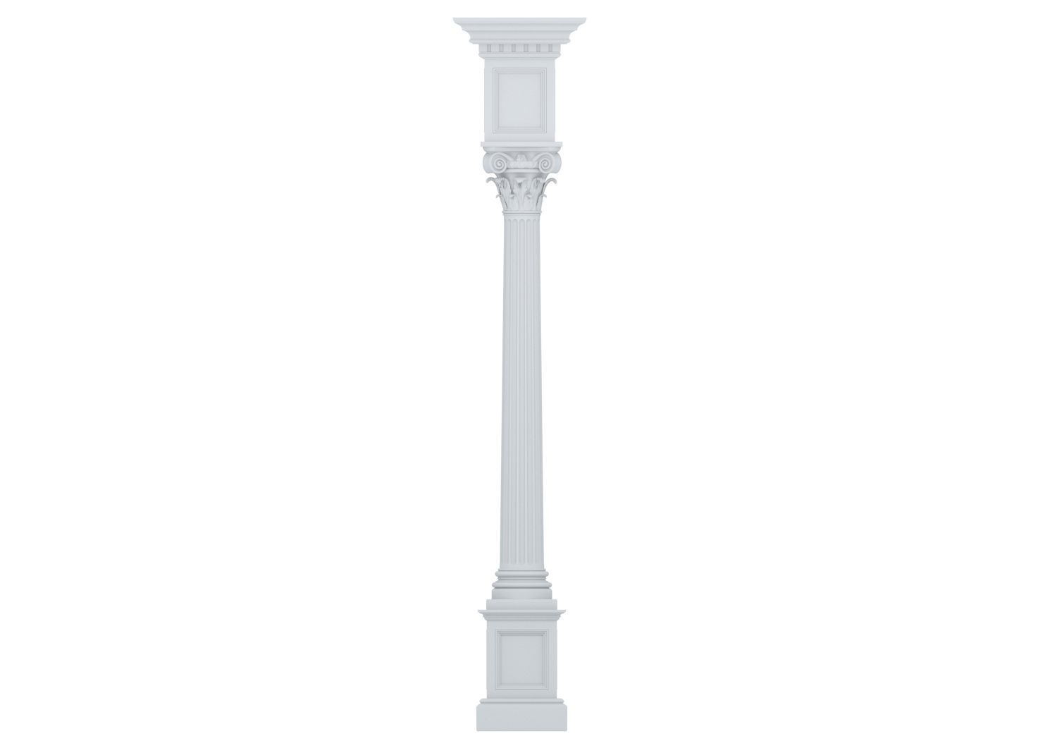 Column Classic 1 3D model_2
