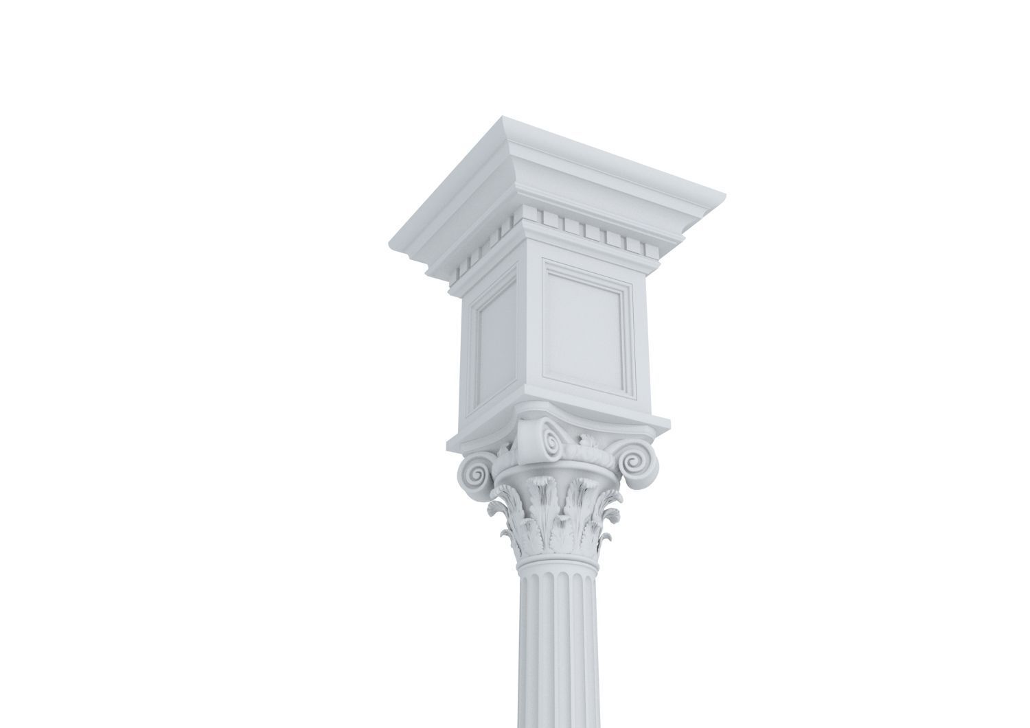 Column Classic 1 3D model_1