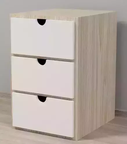Nightstand drawer chest of drawers ikea