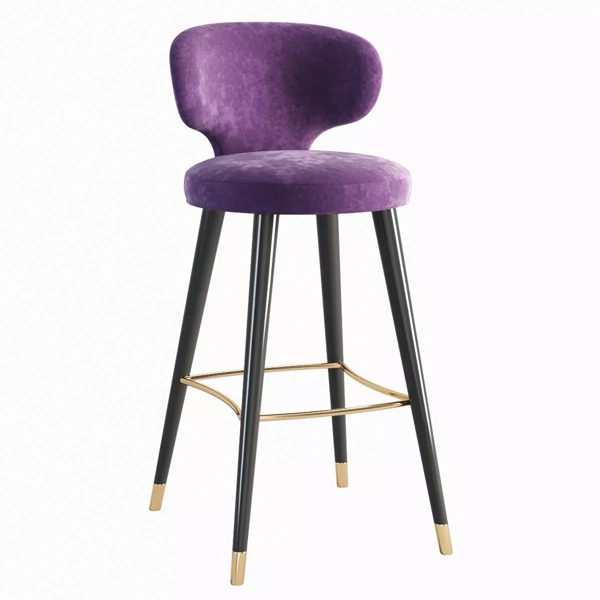 Elle High stool 3D model
