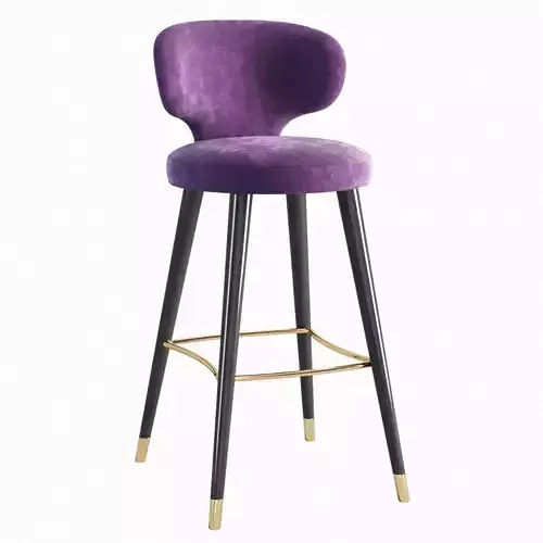 Elle High stool 3D model