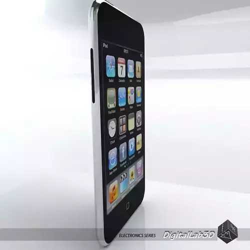 Touch 3rd gen Low Poly 3D model