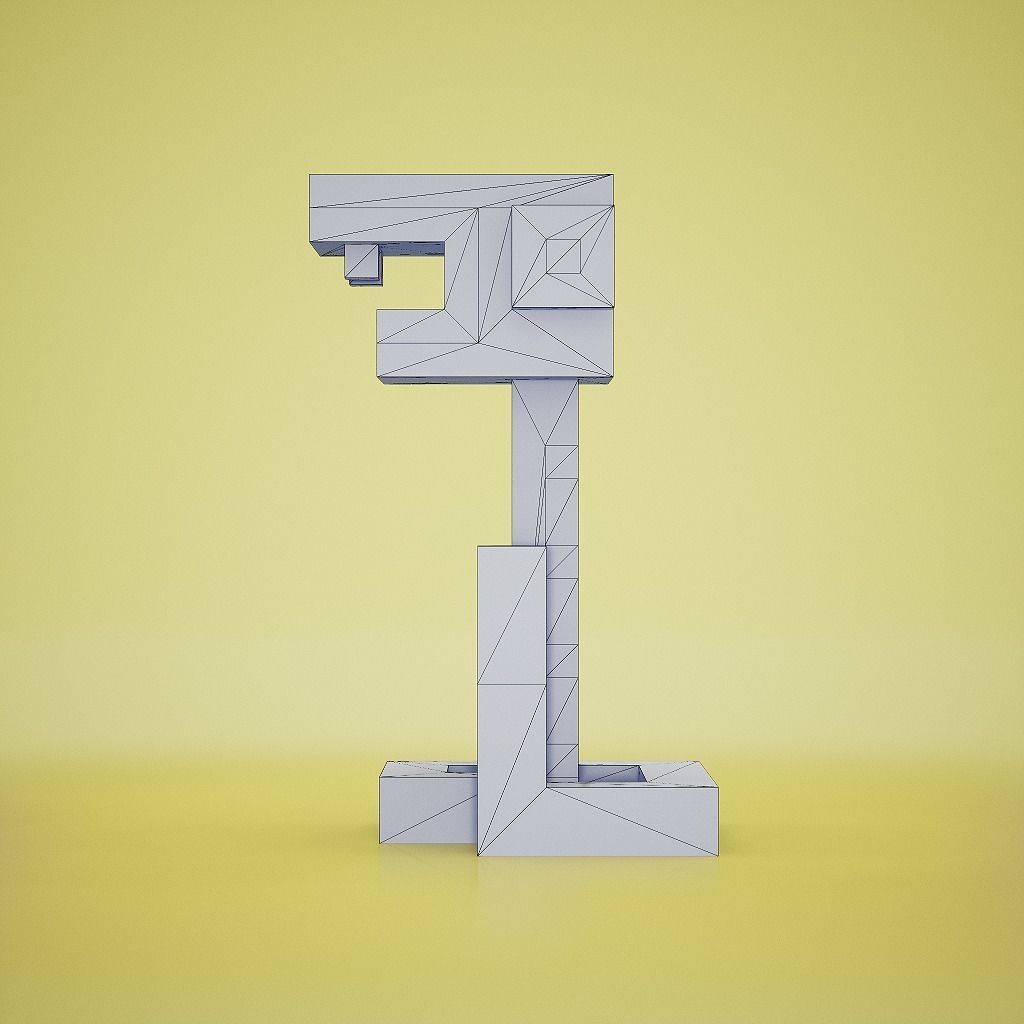 Voxel - Rattle Snake Low-poly 3D model_11