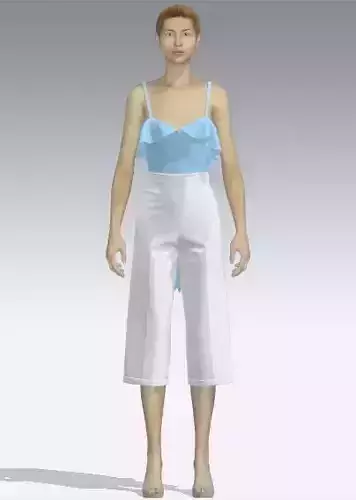 Cute women ruffled top