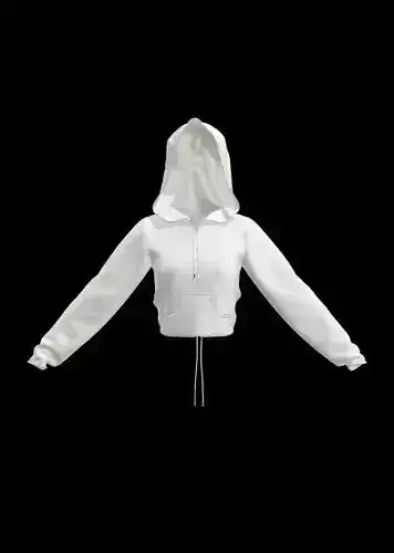 Girls hoodie white