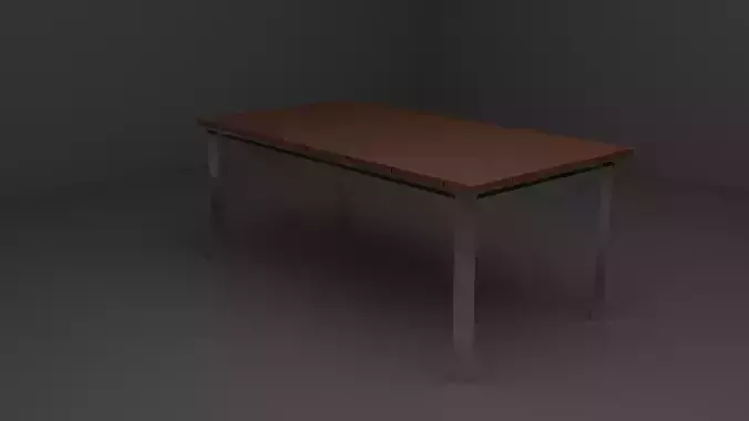 Dark wood table