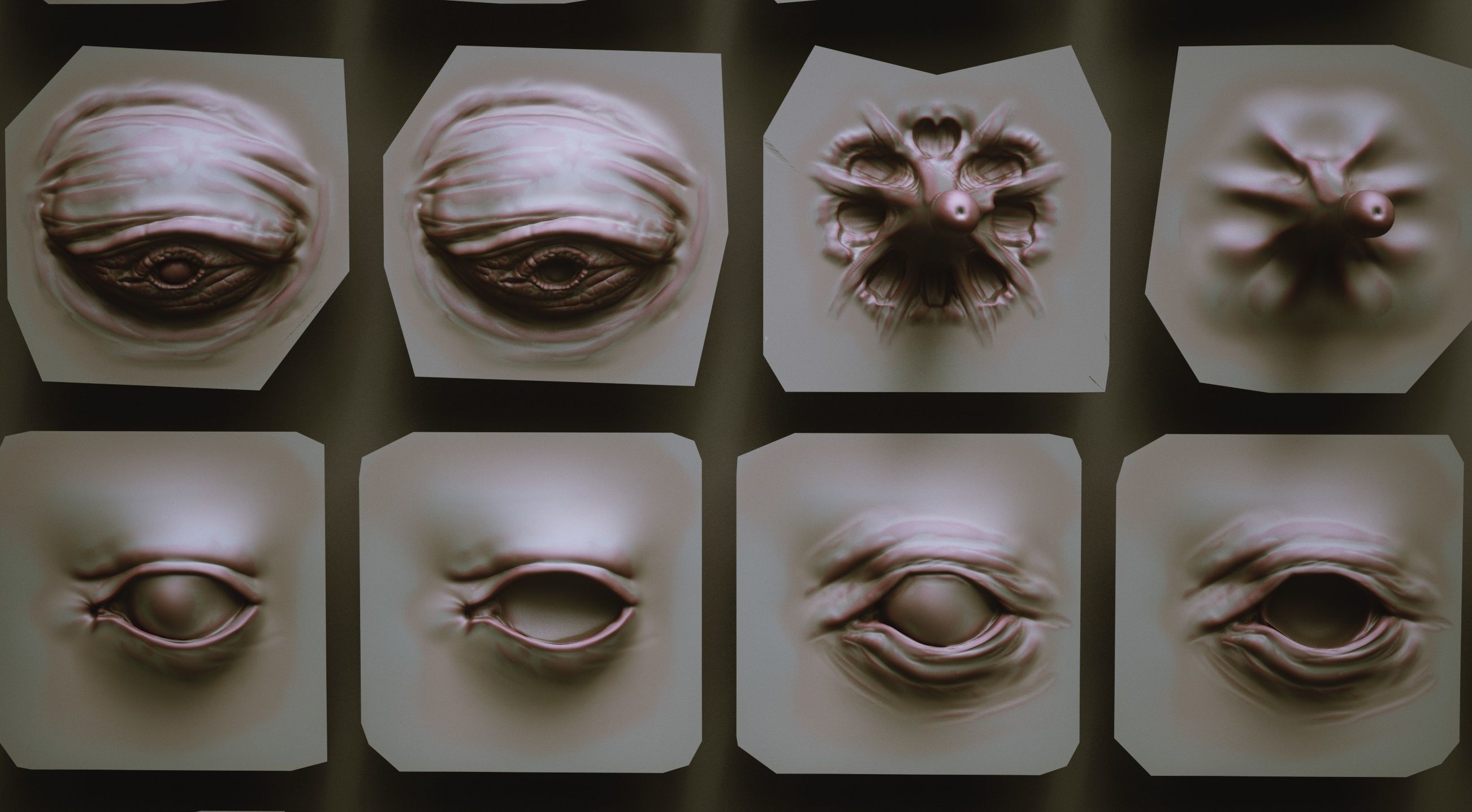 EYES - 28 Zbrush VDM creature eyes and 15 eyeballs 3D model_8