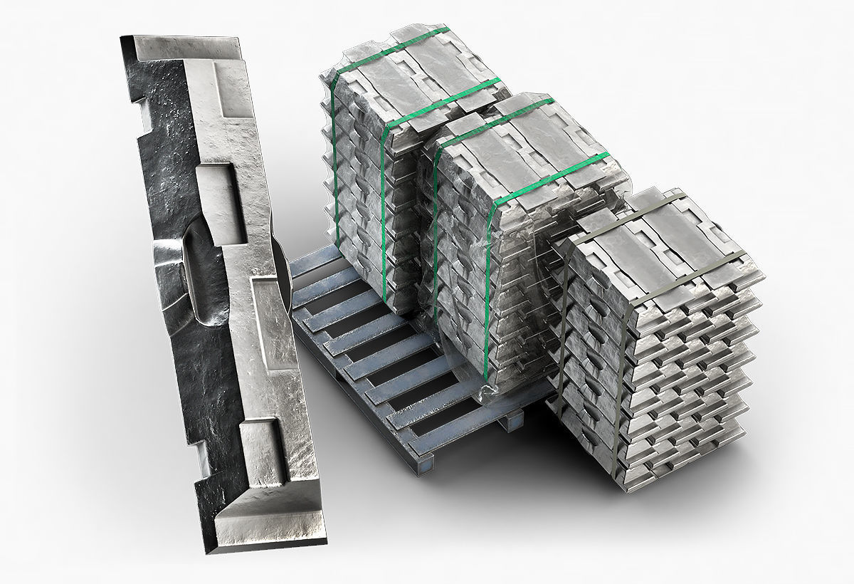 Aluminium Zinc Nickel Silver Titan Steel ingot 3