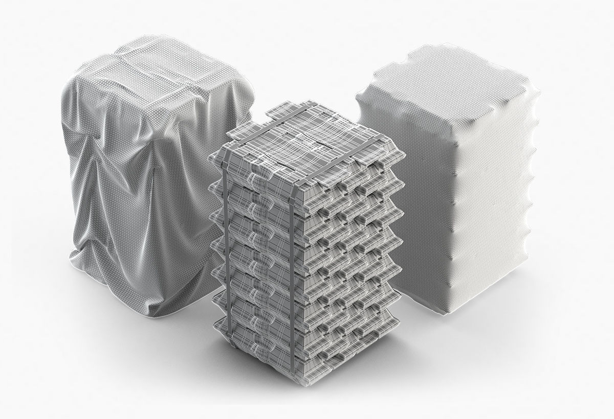Aluminium Zinc Nickel Silver Titan Steel ingot 3 3D model_6