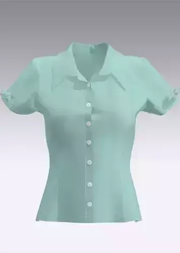 Women ribbon detail blouse