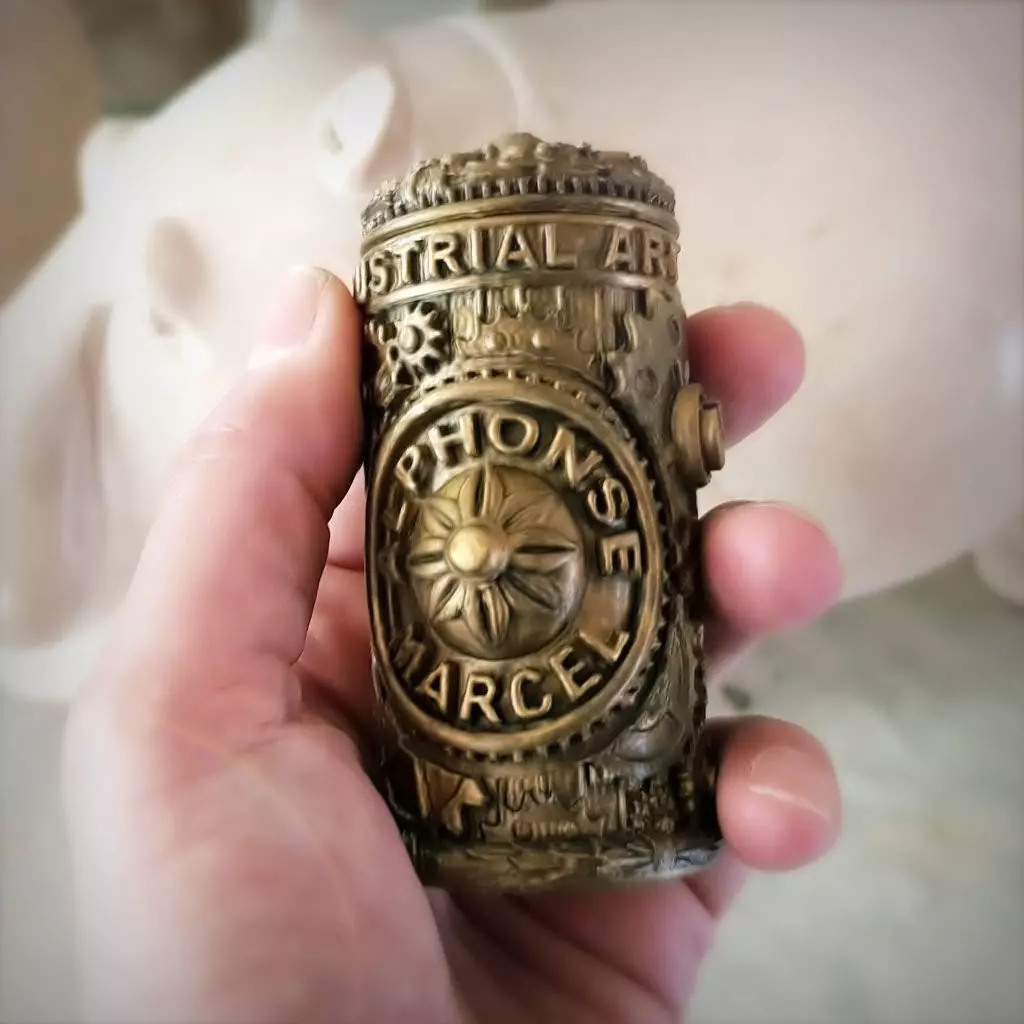 Steampunk box Alphonse Marcel Free 3D print model
