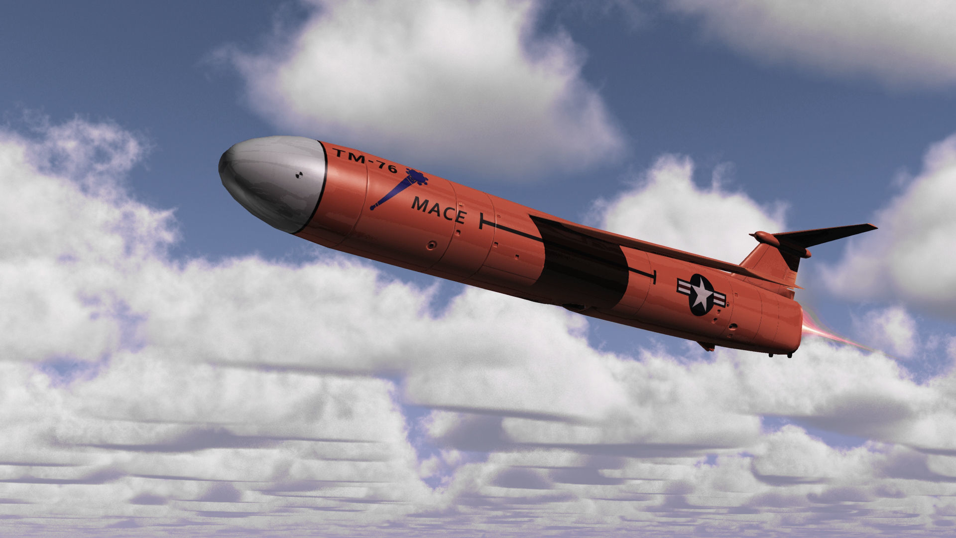 TM76 Mace Misslile 3D model_4