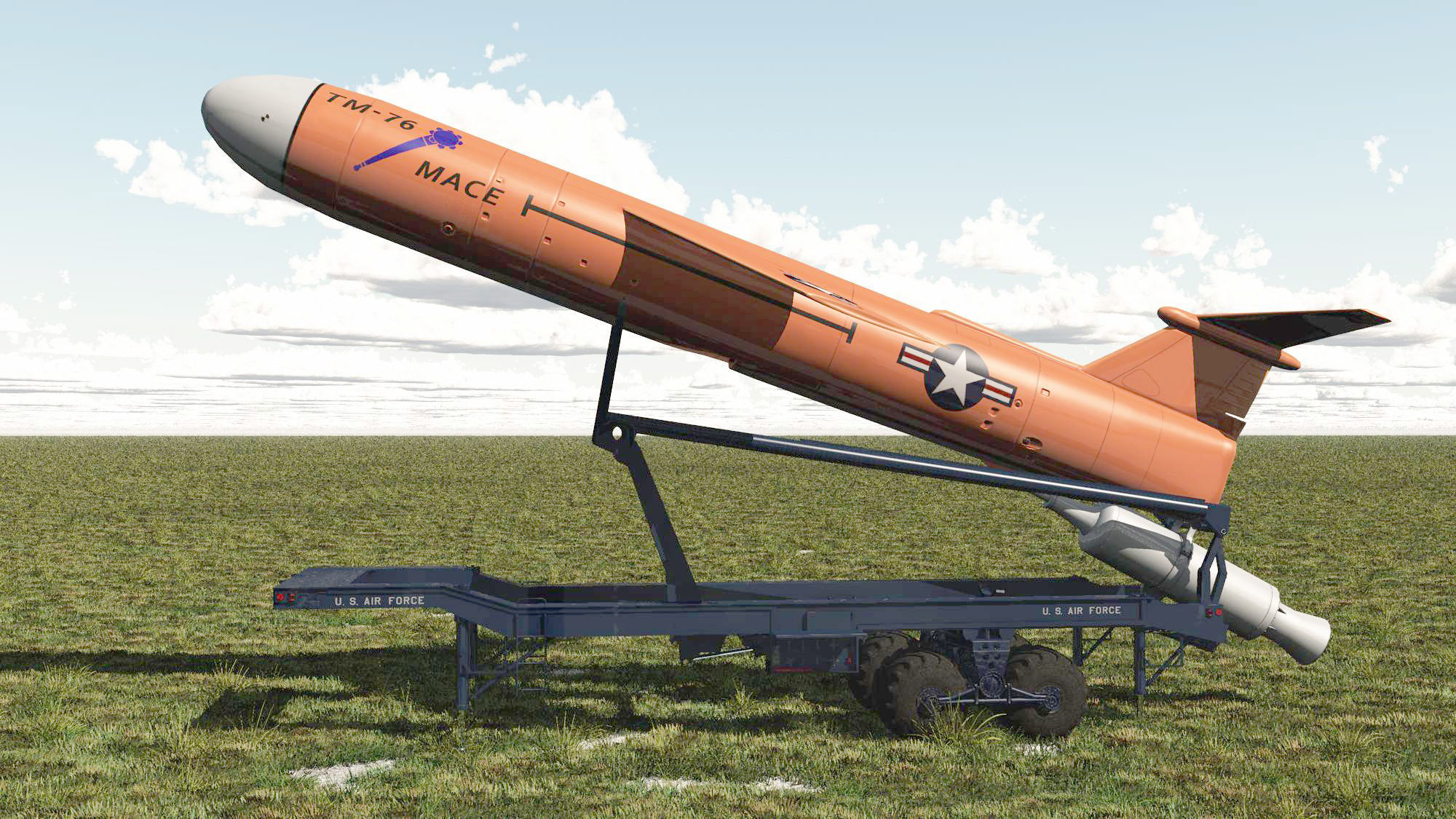 TM76 Mace Misslile 3D model_5