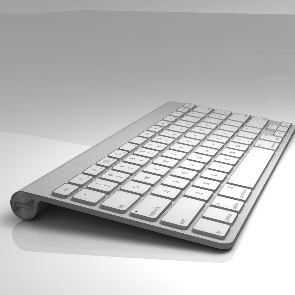 Mac Keyboard 3D model_2
