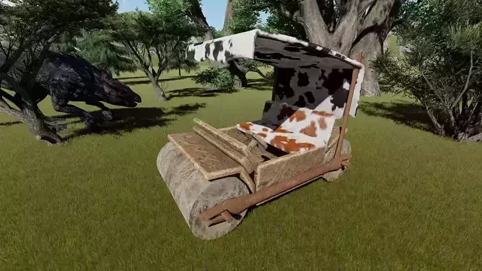 Flintstones Car 3D model