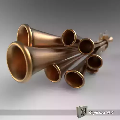 Shawm Schalmei 3D model