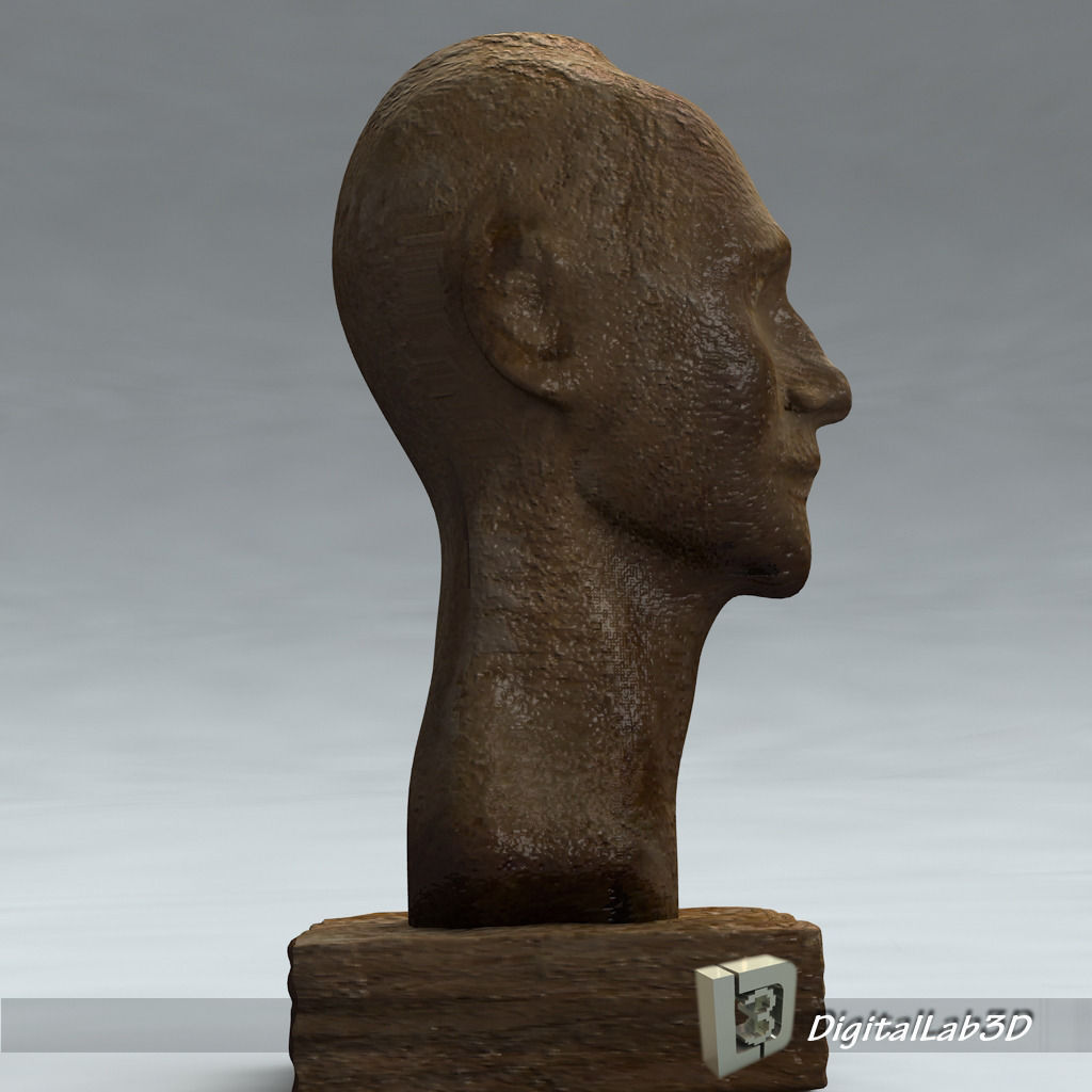 Head Mural 3D model_4