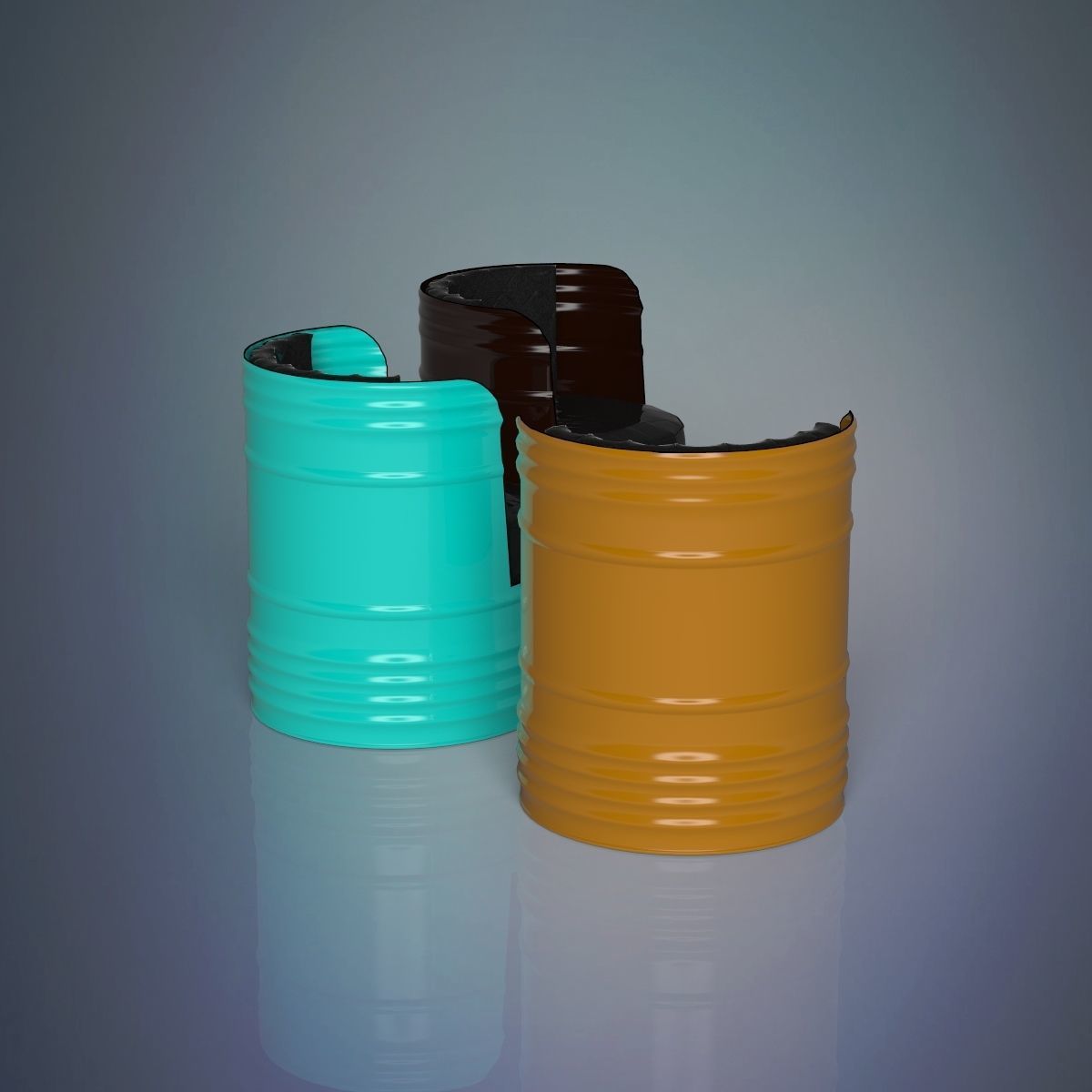 Barrel Chair 3D model_1
