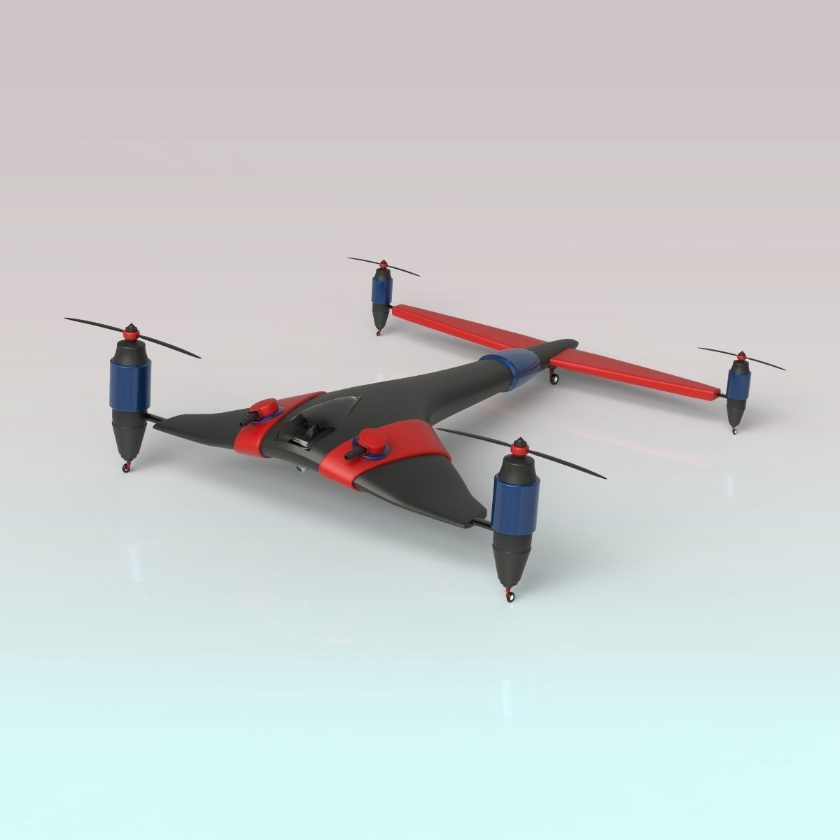 Battle Drone 3D model_5