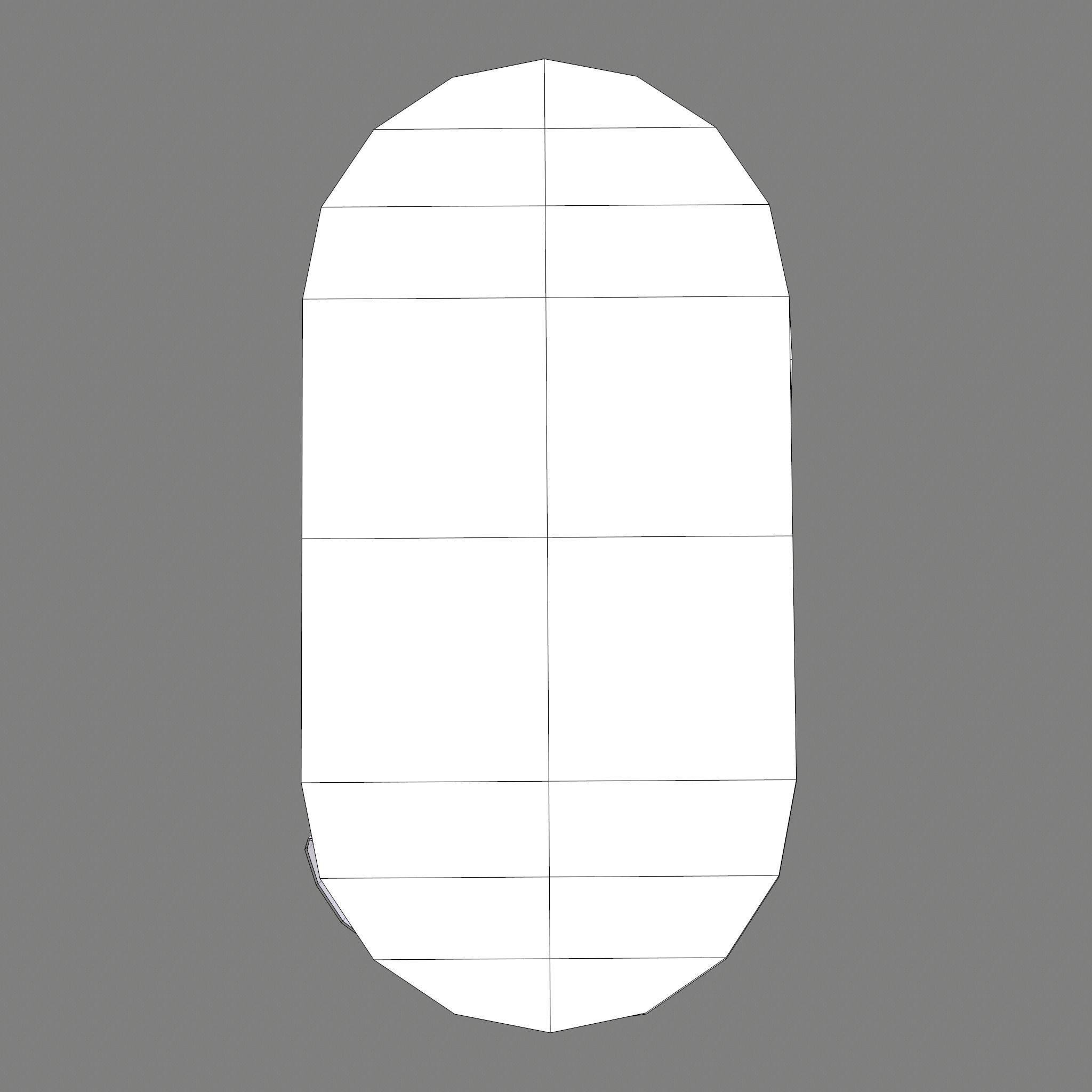 Medieval Wash Tub Low-poly 3D model_53