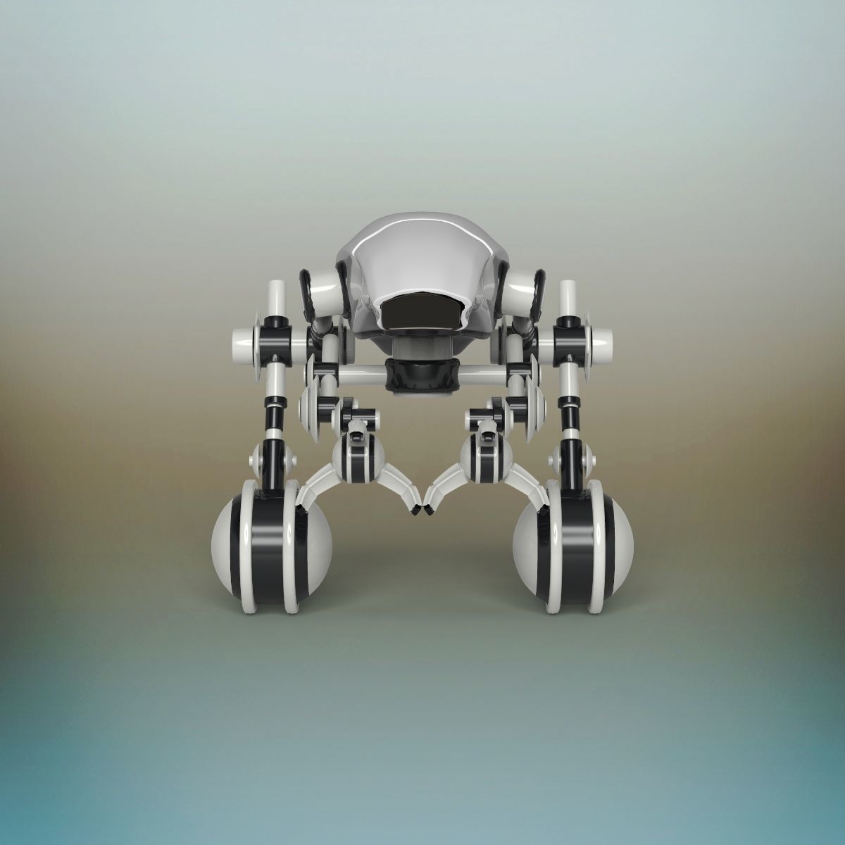 Battle Robot 3D model_1