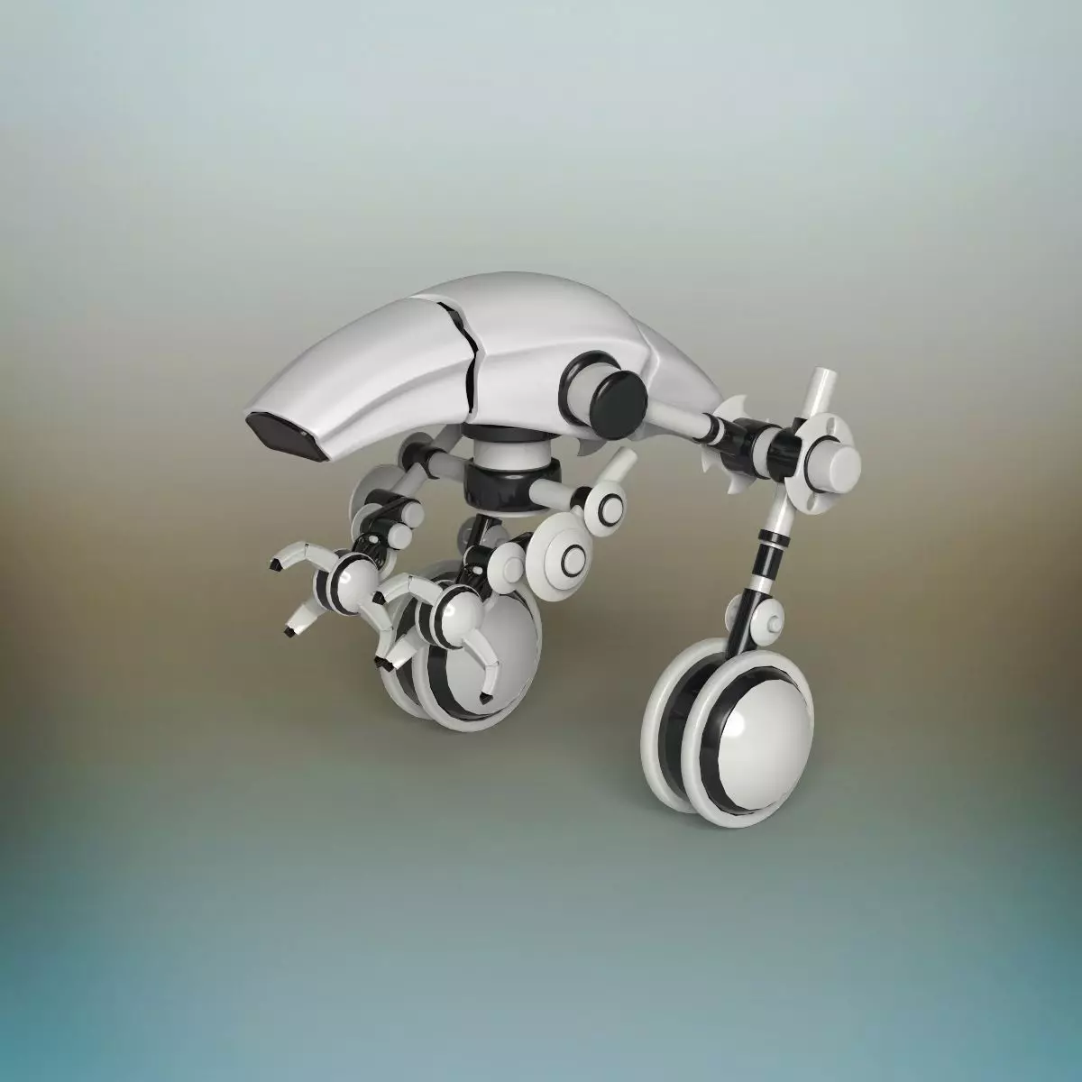 Battle Robot 3D model_0