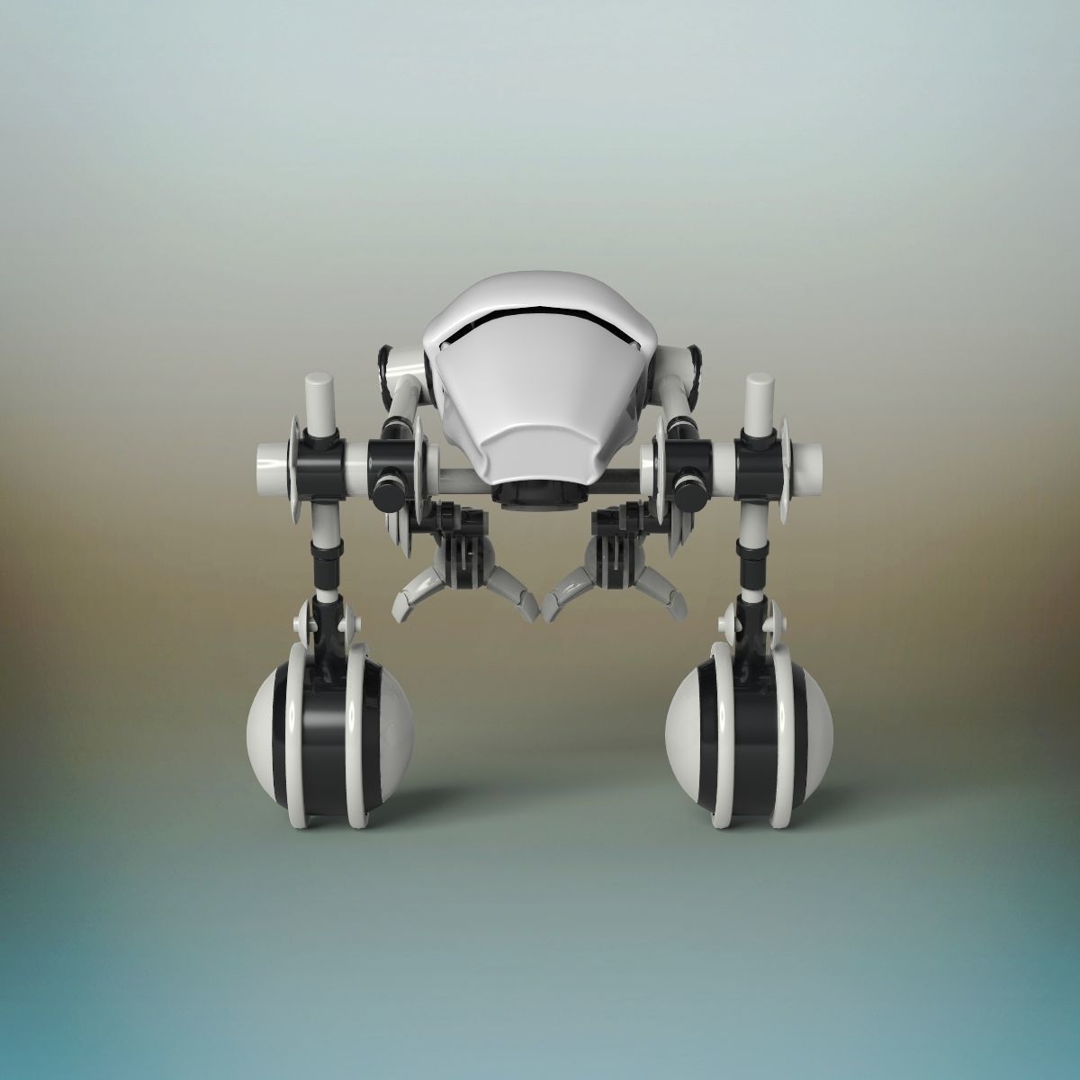 Battle Robot 3D model_4