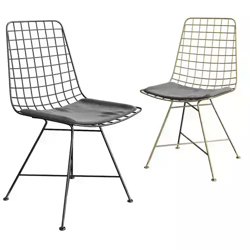 GRID BLACK Chair KARE DESIGN 3d model