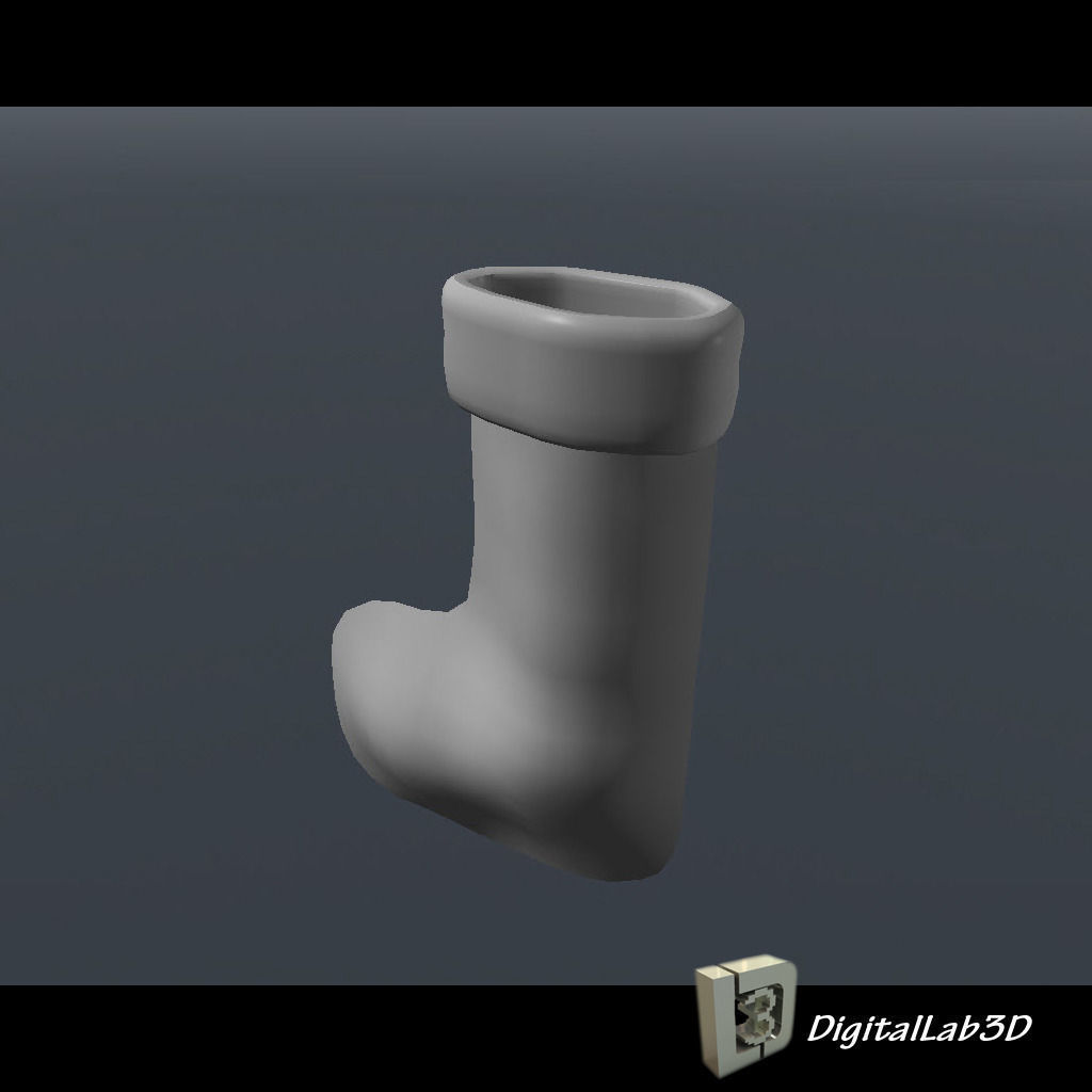 DL3D Christmas Sock-Stocking 3D model_2