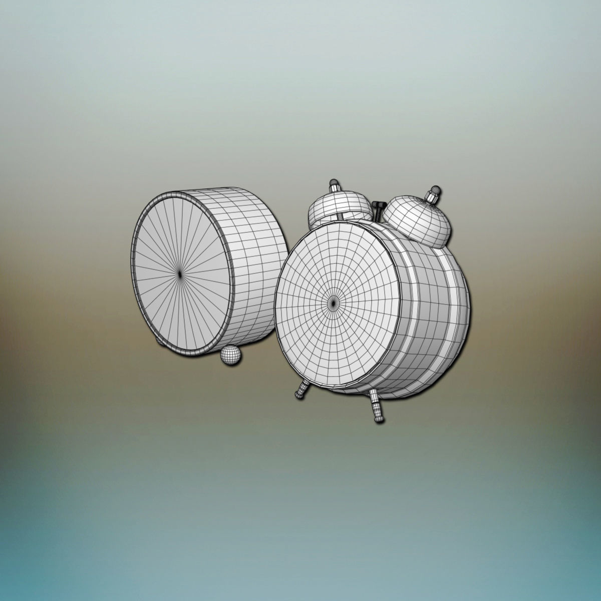 Clocks alarm clock 3D model_9