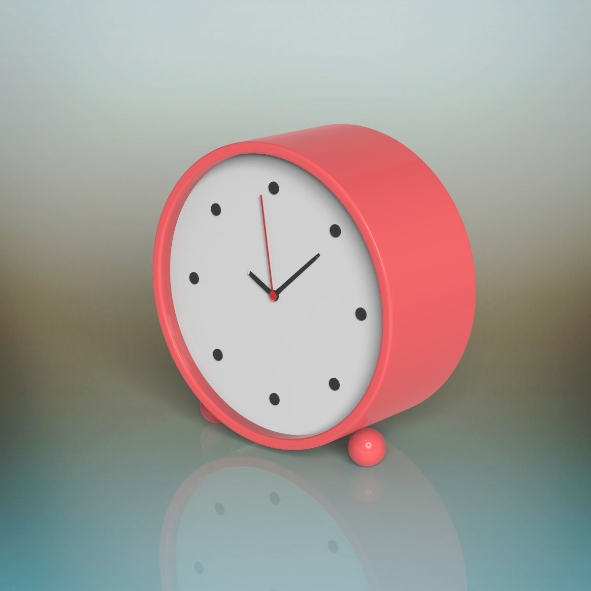 Clocks alarm clock 3D model_4