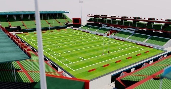 The Sevens Stadium - Dubai UAE 3D model