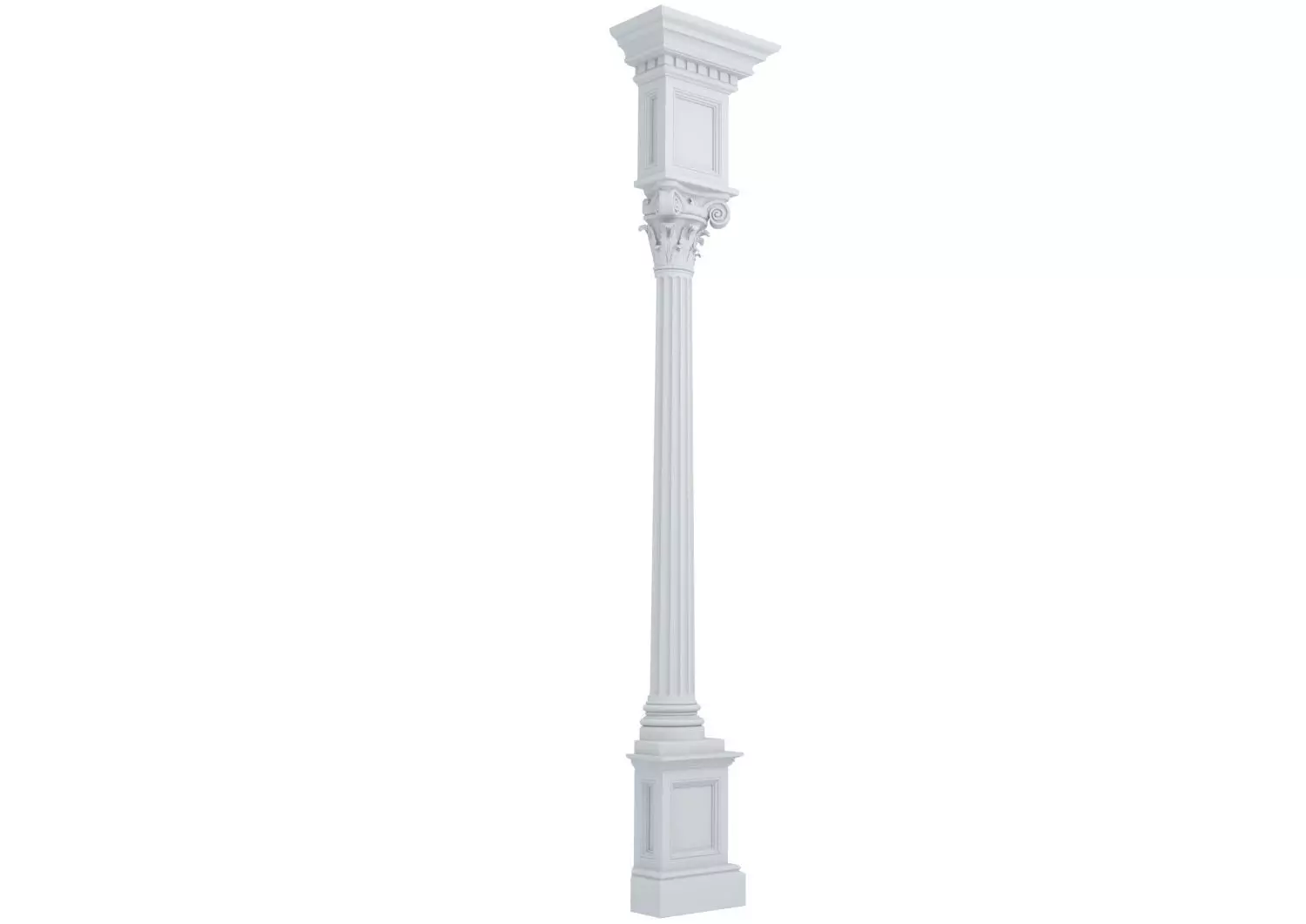 Pilaster Classic 1 3D model_0