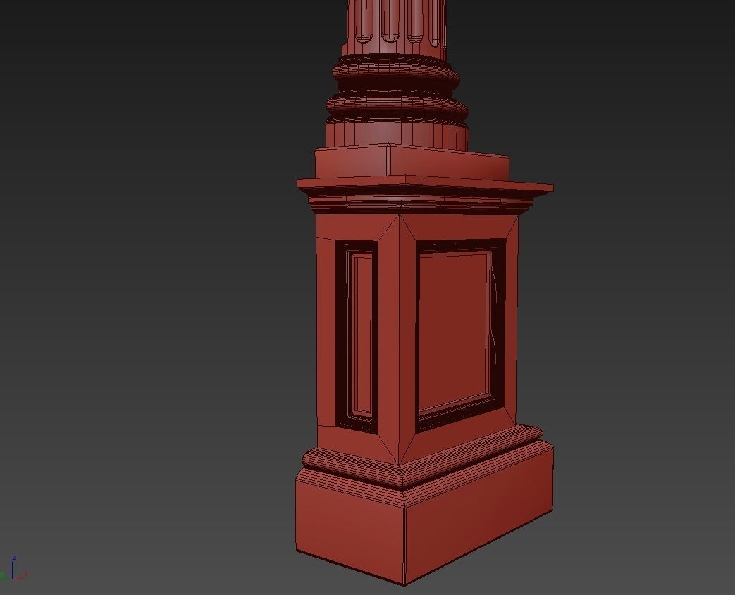Pilaster Classic 1 3D model_4
