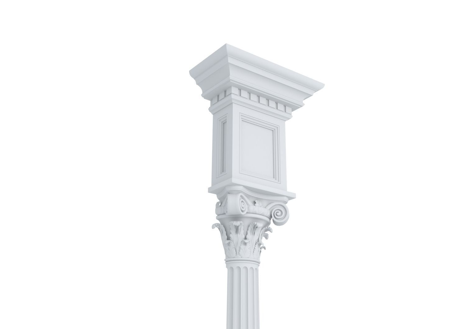 Pilaster Classic 1 3D model_1