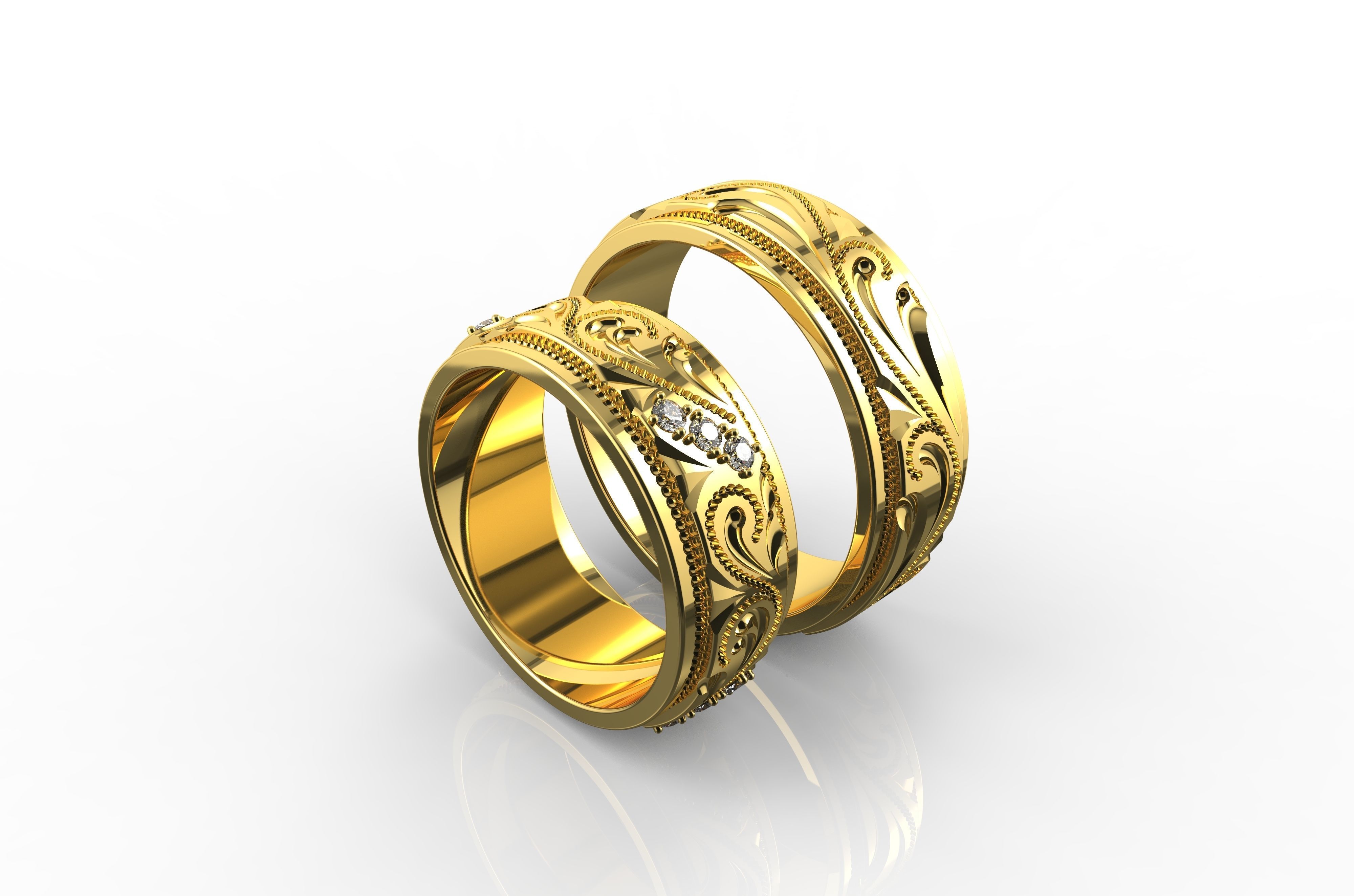 Gold N586 3D print model_2