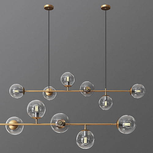 Sia New Chandelier Loft4you 3D model