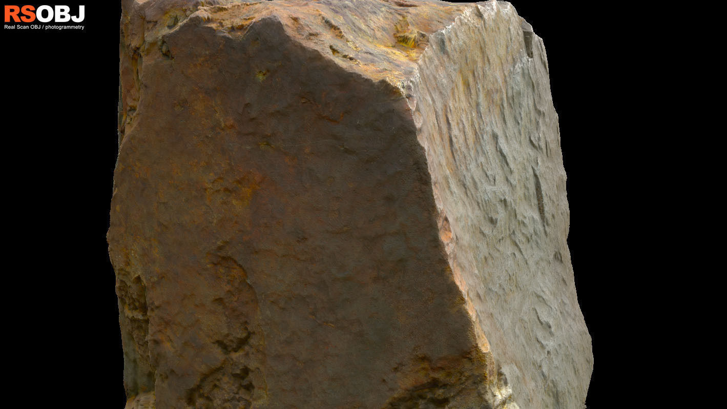 Rock Arch 03 - RSOBJ Low-poly 3D model_6