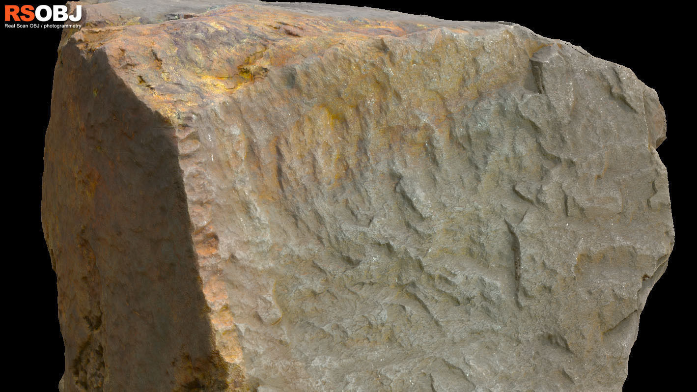 Rock Arch 03 - RSOBJ Low-poly 3D model_5