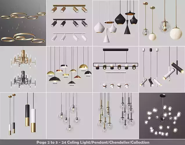 24 Light Fixture Collection 
