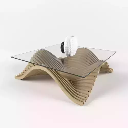 Parametric table 3D model