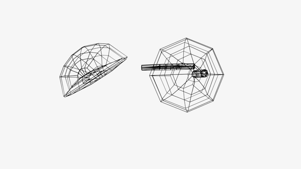 Low Poly Cartoon Pear Low-poly 3D model_8