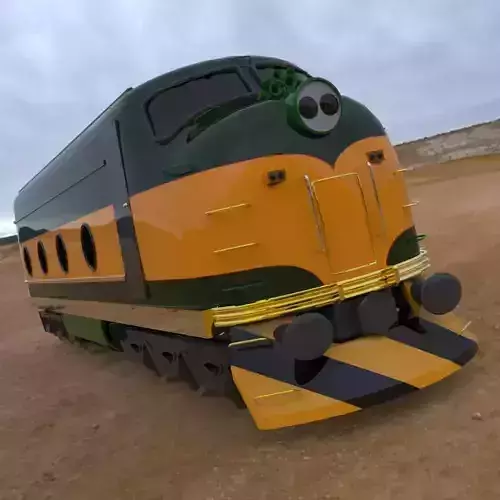 Train Engine with texture