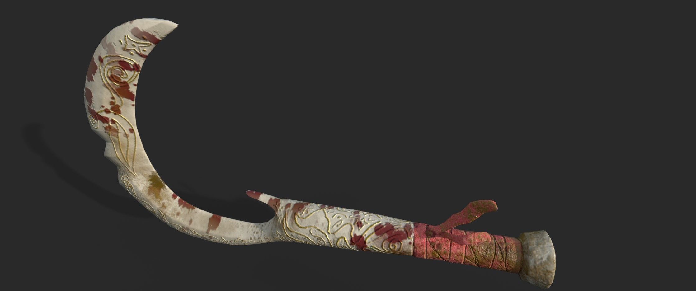 Weapon - Aquila Hak PRB Model Free low-poly 3D model_6