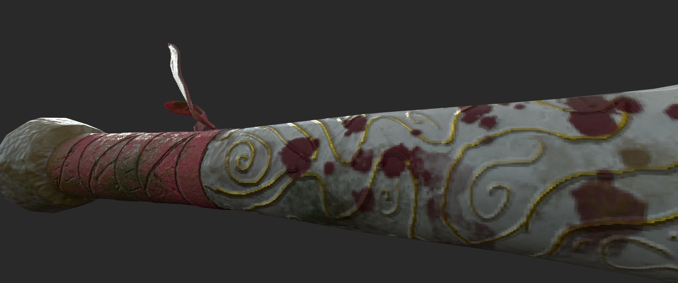 Weapon - Aquila Hak PRB Model Free low-poly 3D model_7