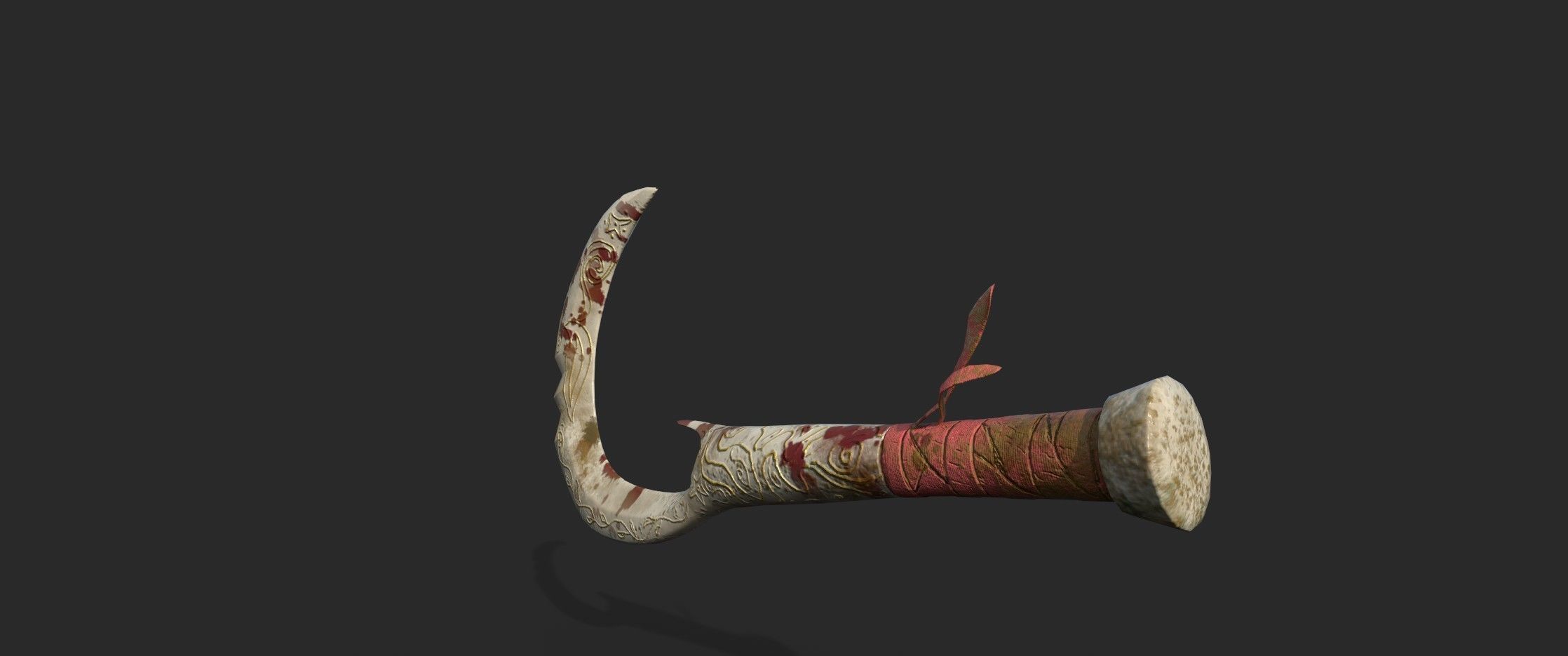 Weapon - Aquila Hak PRB Model Free low-poly 3D model_4