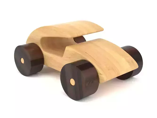 Wooden toy car 14