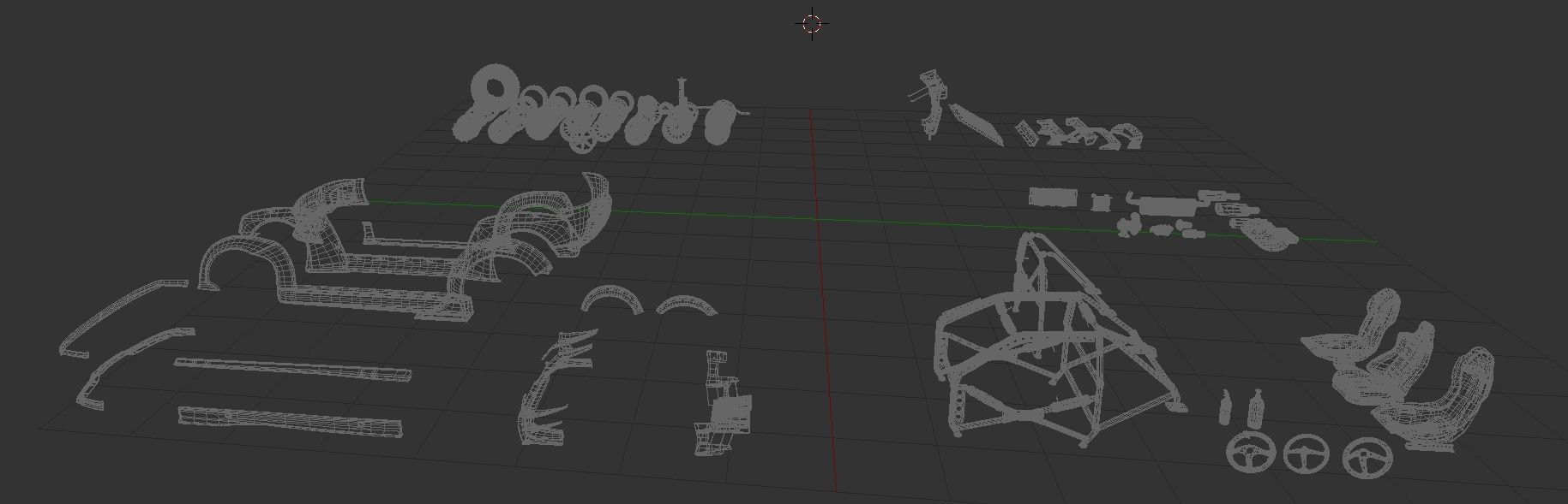 Car tuning pack 3D model_4