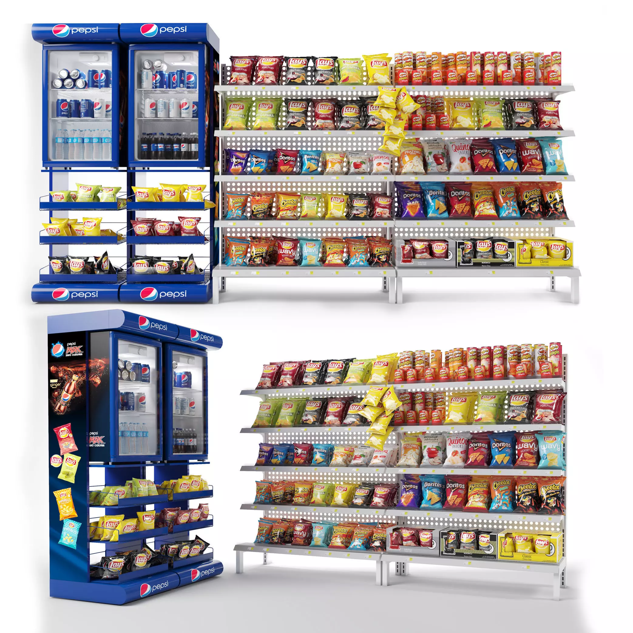 Mall Display Stand 3D model_0