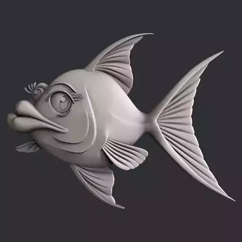 3d Models for 3d printer anime fish